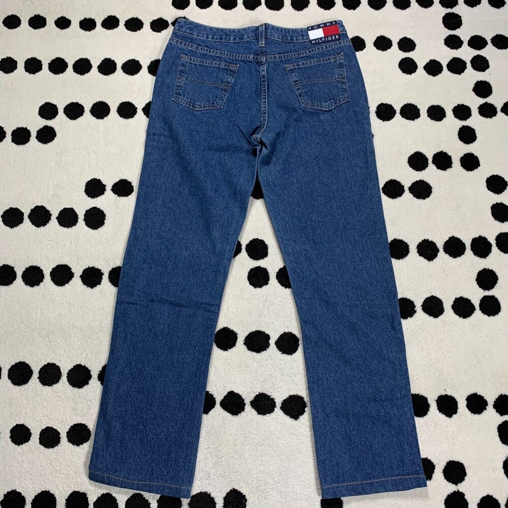Tommy Hilfiger Women’s Straight Leg Jeans - Dark Blue Denim